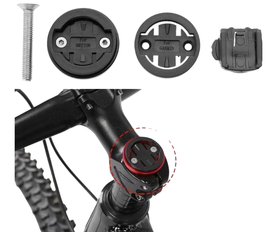 Bike Headset Computer Mount for Garmin, Bryton, GoPro, Wahoo