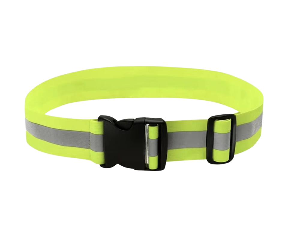 Reflective Belt for Running or Cycling - Green